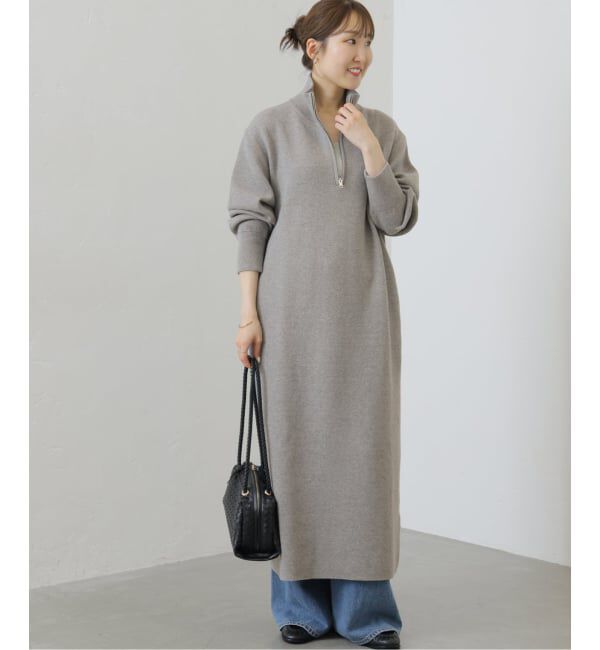 JOURNAL STANDARD relume「《WEB限定追加3》スウェットライクハーフジップワンピース」|ワンピース|