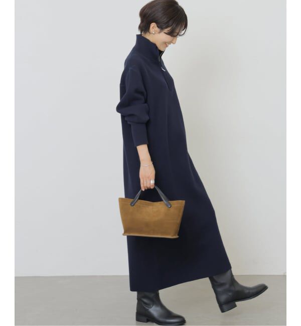 JOURNAL STANDARD relume「《WEB限定追加3》スウェットライクハーフジップワンピース」|ワンピース|