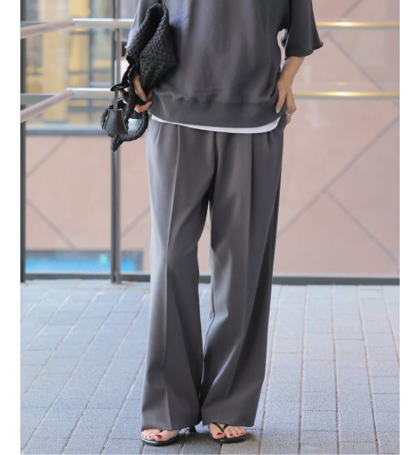 JOURNAL STANDARD relume「《WEB限定追加》スムースフレアタックパンツ」|スラックス|