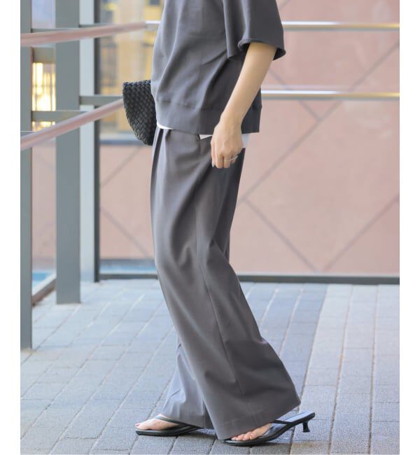 JOURNAL STANDARD relume「《WEB限定追加》スムースフレアタックパンツ」|スラックス|