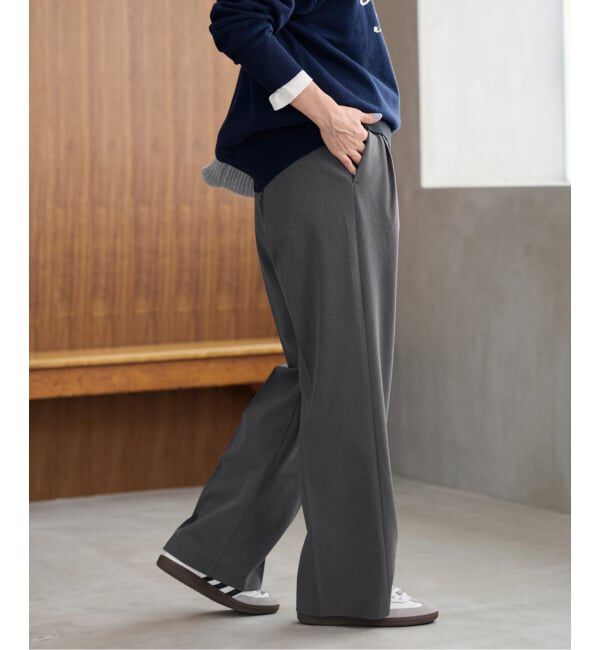JOURNAL STANDARD relume「《WEB限定追加》スムースフレアタックパンツ」|スラックス|