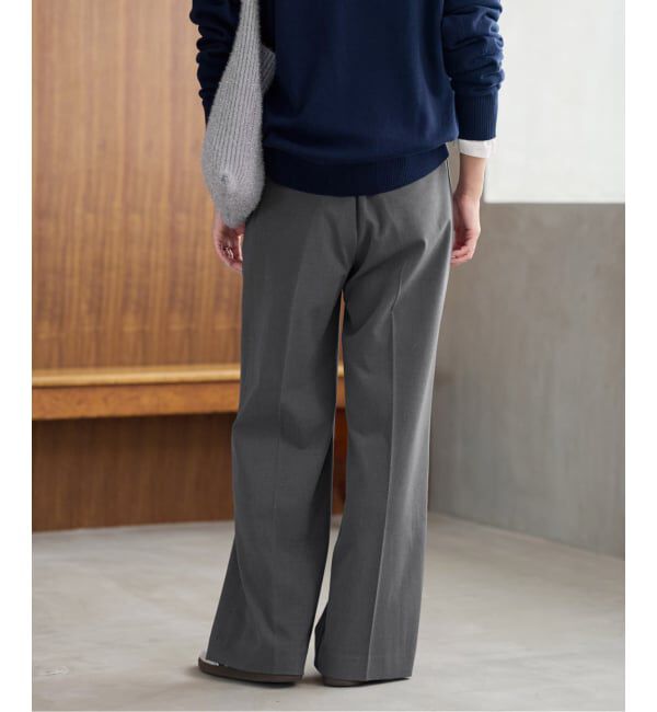 JOURNAL STANDARD relume「《WEB限定追加》スムースフレアタックパンツ」|スラックス|