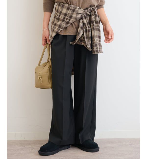 JOURNAL STANDARD relume「《WEB限定追加》スムースフレアタックパンツ」|スラックス|