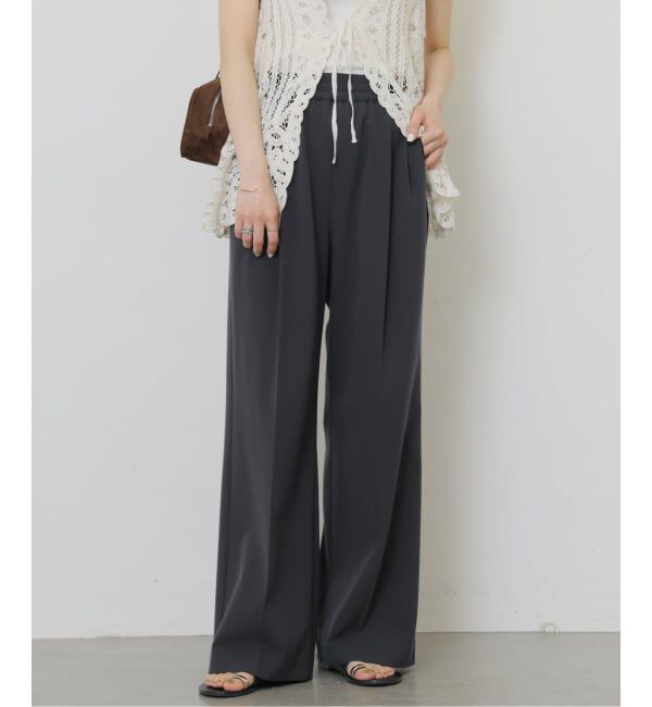 JOURNAL STANDARD relume「《WEB限定追加》スムースフレアタックパンツ」|スラックス|
