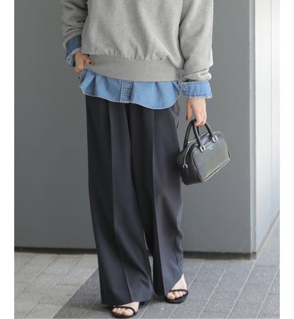 JOURNAL STANDARD relume「《WEB限定追加》スムースフレアタックパンツ」|スラックス|