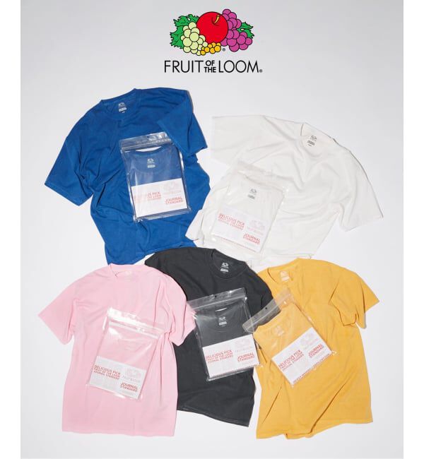 JOURNAL STANDARD「FRUIT OF THE LOOM / フルーツ オブ ザ ルーム 別注 カラーパックTシャツ」|Tシャツ・カットソー|