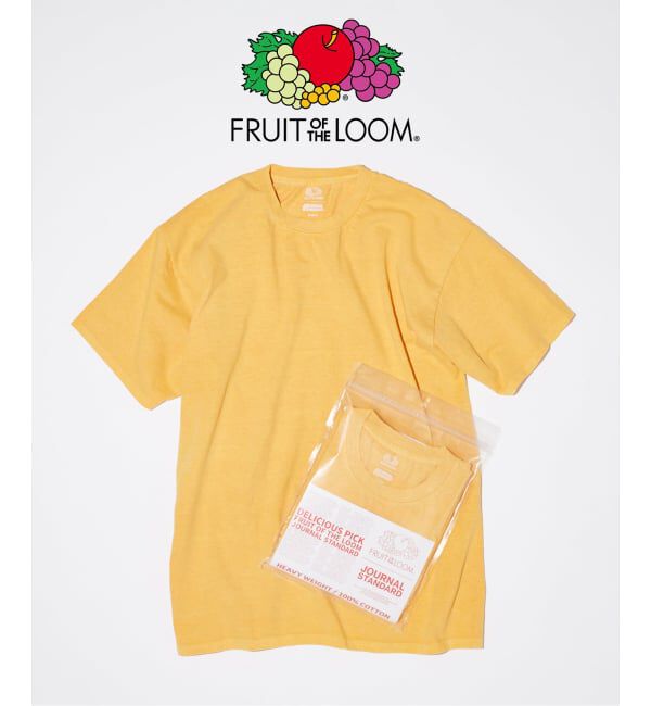 JOURNAL STANDARD「FRUIT OF THE LOOM / フルーツ オブ ザ ルーム 別注 カラーパックTシャツ」|Tシャツ・カットソー|イエロー