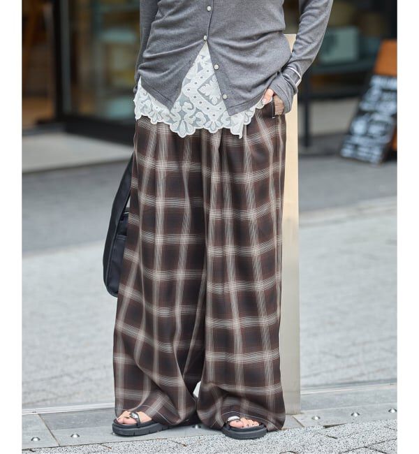JOURNAL STANDARD「リヨセルチェックパンツ」|その他|