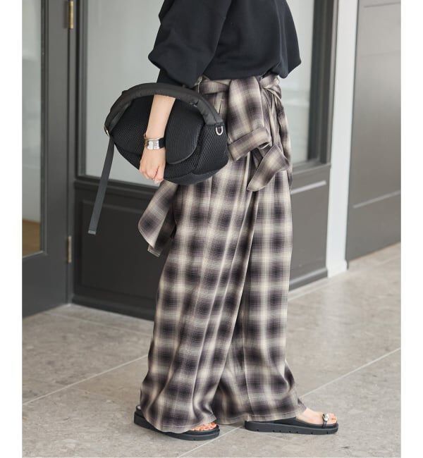 JOURNAL STANDARD「リヨセルチェックパンツ」|その他|