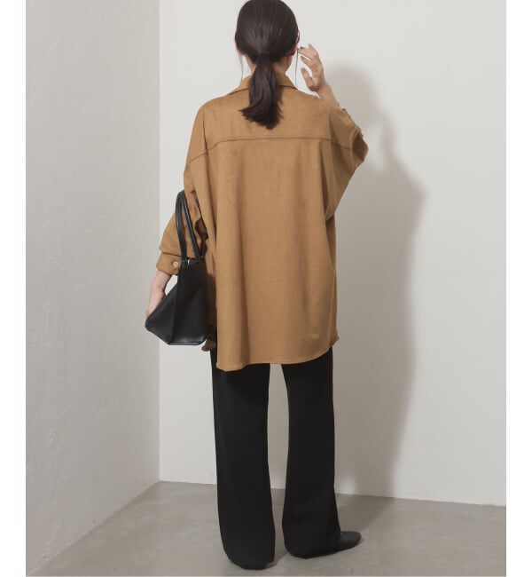 JOURNAL STANDARD relume「【LANCER/ランサー】フェイクスエードビッグシャツ」|シャツ・ブラウス|
