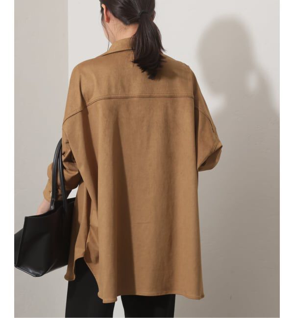 JOURNAL STANDARD relume「【LANCER/ランサー】フェイクスエードビッグシャツ」|シャツ・ブラウス|