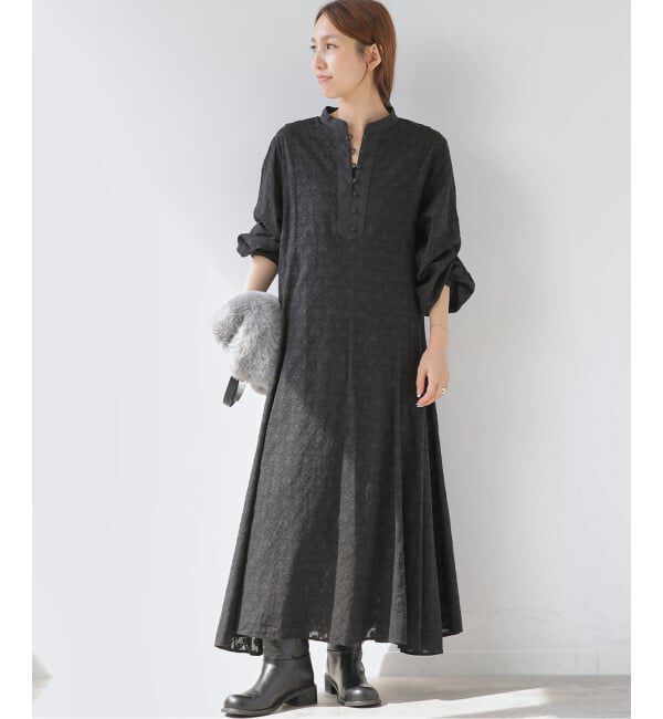 JOURNAL STANDARD relume「《WEB限定追加》コットンジャガードフレアワンピース」|ワンピース|