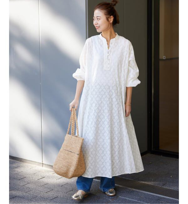JOURNAL STANDARD relume「《WEB限定追加》コットンジャガードフレアワンピース」|ワンピース|