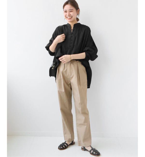 JOURNAL STANDARD relume「《WEB限定追加》コットンジャガードギャザーブラウス」|シャツ・ブラウス|