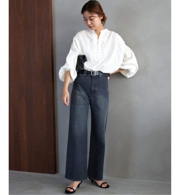 JOURNAL STANDARD relume「《WEB限定追加》コットンジャガードギャザーブラウス」|シャツ・ブラウス|