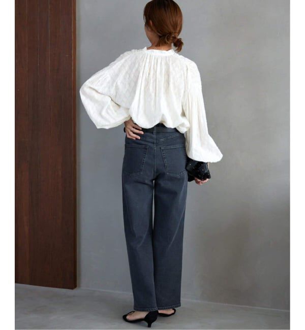 JOURNAL STANDARD relume「《WEB限定追加》コットンジャガードギャザーブラウス」|シャツ・ブラウス|