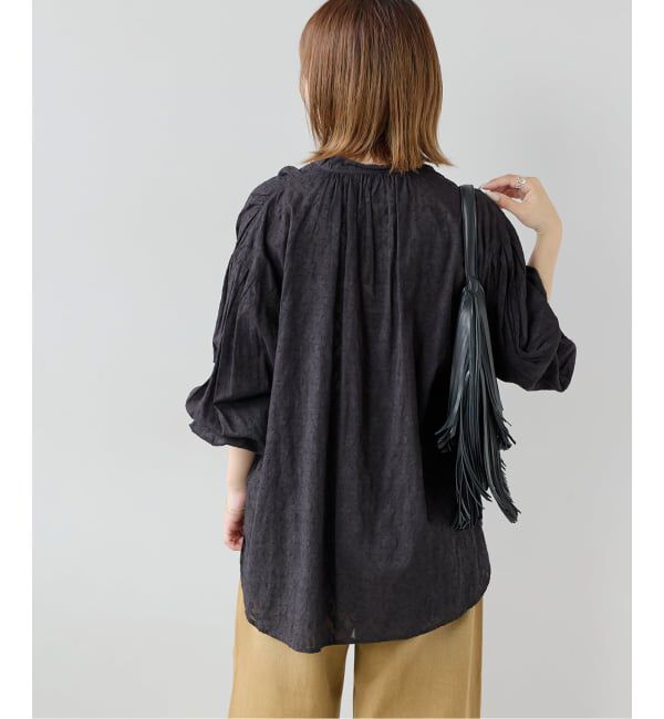 JOURNAL STANDARD relume「《WEB限定追加》コットンジャガードギャザーブラウス」|シャツ・ブラウス|