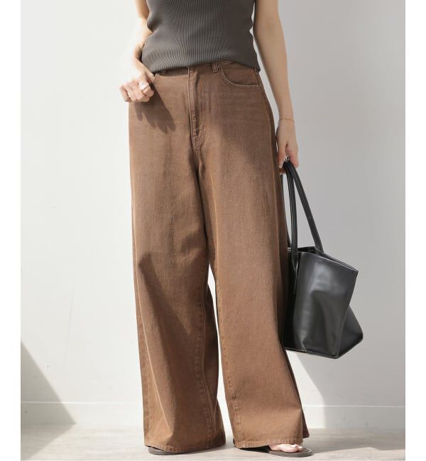 JOURNAL STANDARD relume「コットンツイルワイドパンツ」|デニム|