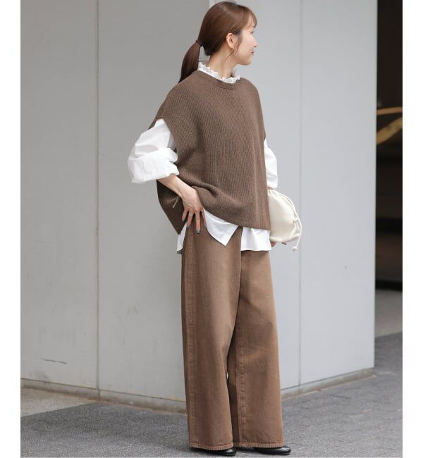 JOURNAL STANDARD relume「コットンツイルワイドパンツ」|デニム|