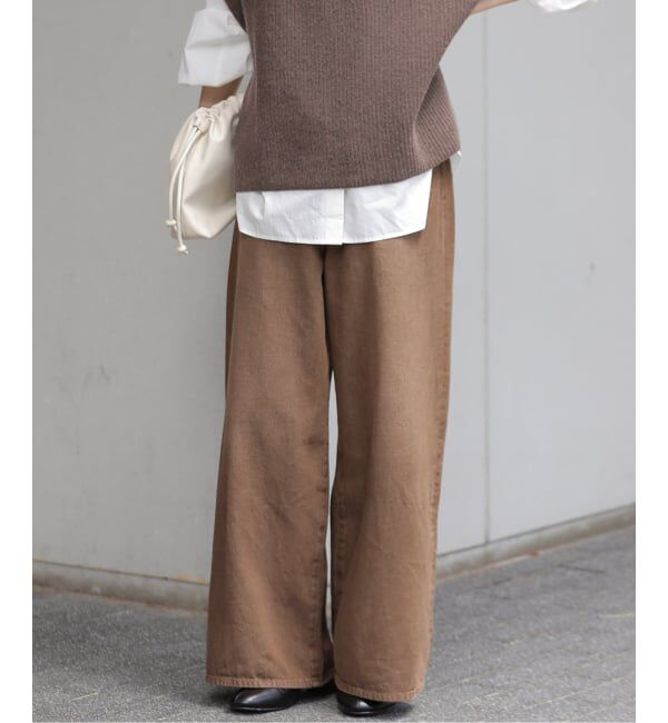 JOURNAL STANDARD relume「コットンツイルワイドパンツ」|デニム|