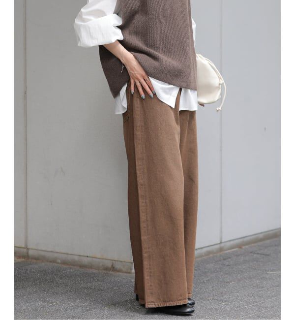 JOURNAL STANDARD relume「コットンツイルワイドパンツ」|デニム|