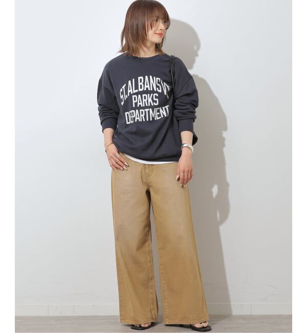 JOURNAL STANDARD relume「コットンツイルワイドパンツ」|デニム|