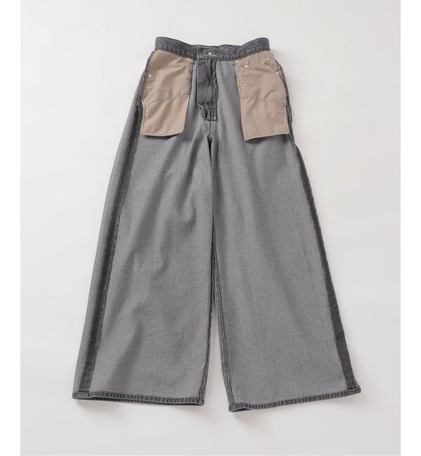 JOURNAL STANDARD relume「コットンツイルワイドパンツ」|デニム|