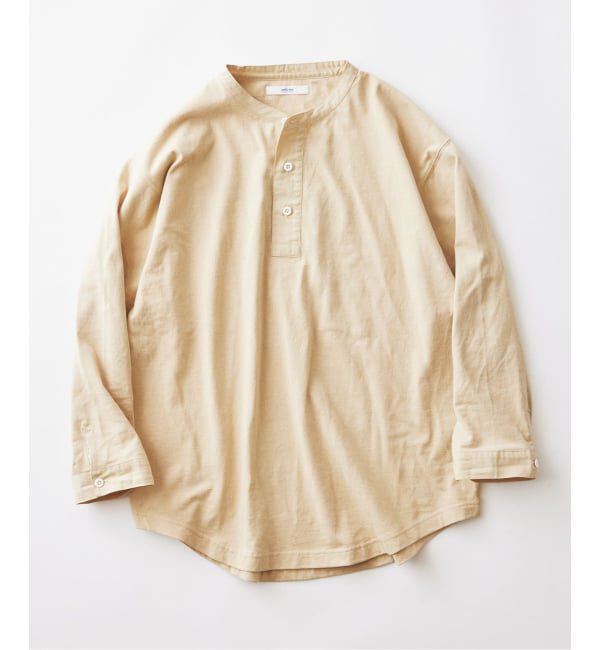 JOURNAL STANDARD relume「スリーピング ヘンリーネック ロングスリーブ」|Tシャツ・カットソー|ベージュ A