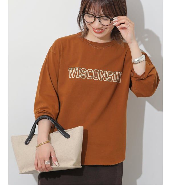 JOURNAL STANDARD relume「別注【MAKI&times;Champion/チャンピオン】ロングスリーブTEE」|Tシャツ・カットソー|ブラウン
