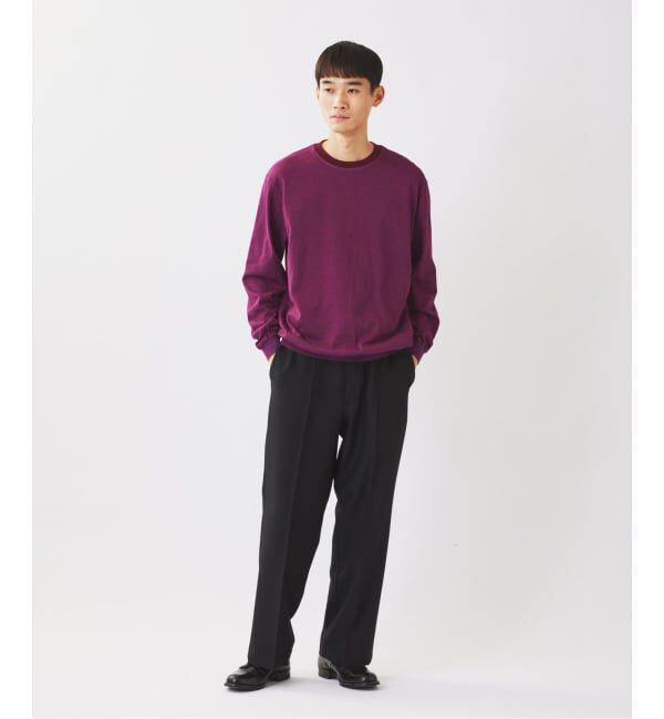 JOURNAL STANDARD relume「米富繊維 / Yonetomi 別注 ガーメントダイ ボーダー ロンT」|Tシャツ・カットソー|