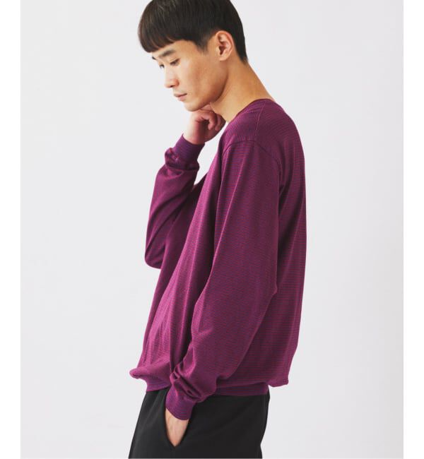 JOURNAL STANDARD relume「米富繊維 / Yonetomi 別注 ガーメントダイ ボーダー ロンT」|Tシャツ・カットソー|