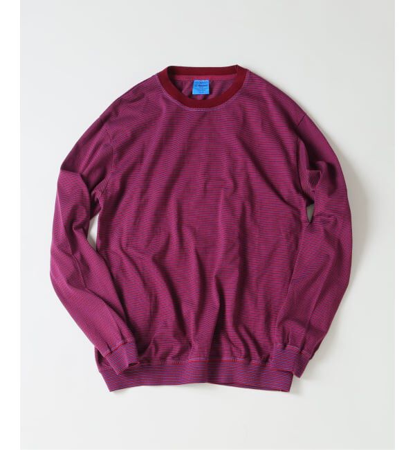 JOURNAL STANDARD relume「米富繊維 / Yonetomi 別注 ガーメントダイ ボーダー ロンT」|Tシャツ・カットソー|