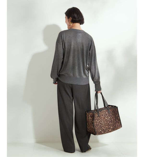 journal standard L'essage「ヴィスポリギャバパンツ（グレーA・ネイビー）」|スラックス|