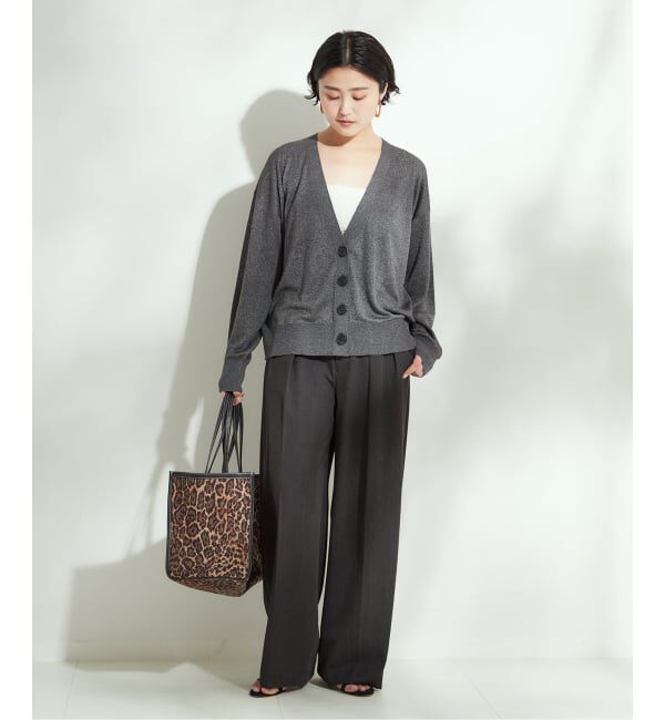journal standard L'essage「ヴィスポリギャバパンツ（グレーA・ネイビー）」|スラックス|