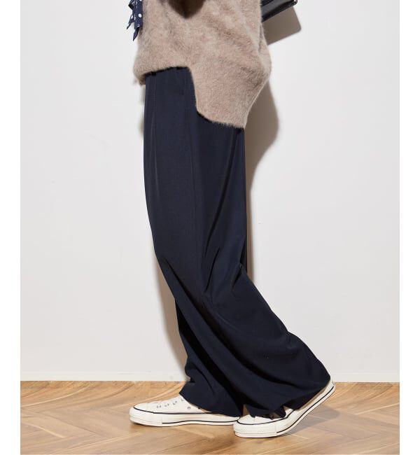 journal standard L'essage「ヴィスポリギャバパンツ（グレーA・ネイビー）」|スラックス|