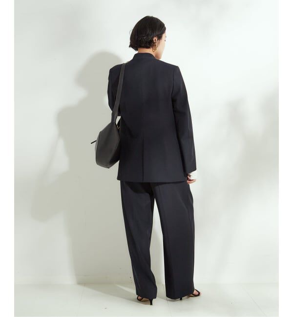 journal standard L'essage「ヴィスポリギャバパンツ（グレーA・ネイビー）」|スラックス|