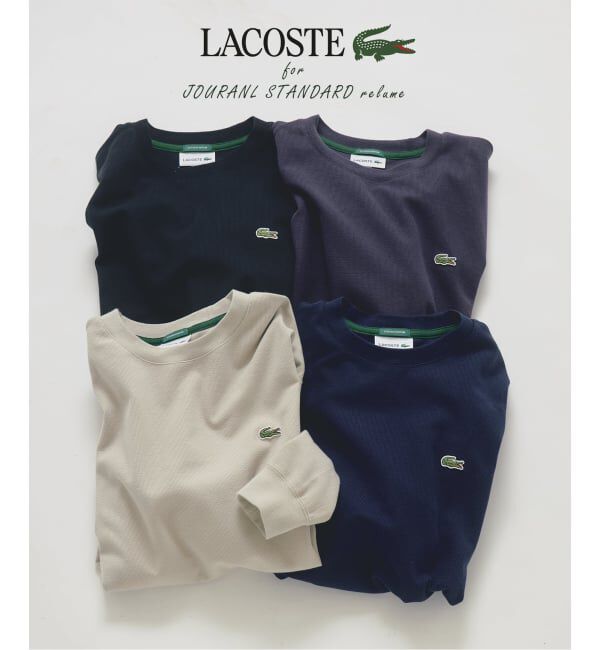 JOURNAL STANDARD relume「LACOSTE / ラコステ 別注 クルーネック カットソー」|Tシャツ・カットソー|