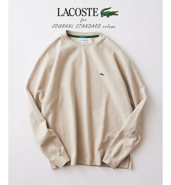JOURNAL STANDARD relume「LACOSTE / ラコステ 別注 クルーネック カットソー」|Tシャツ・カットソー|グレーA