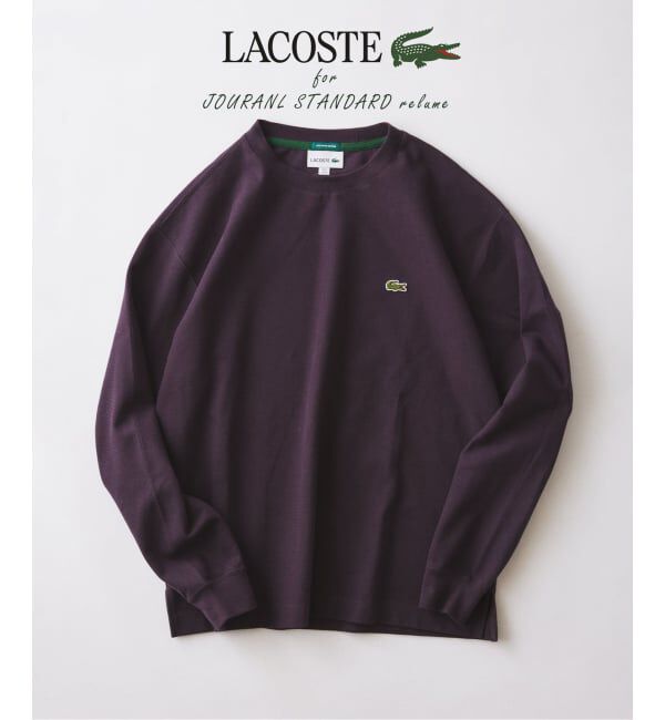 JOURNAL STANDARD relume「LACOSTE / ラコステ 別注 クルーネック カットソー」|Tシャツ・カットソー|ブラウン