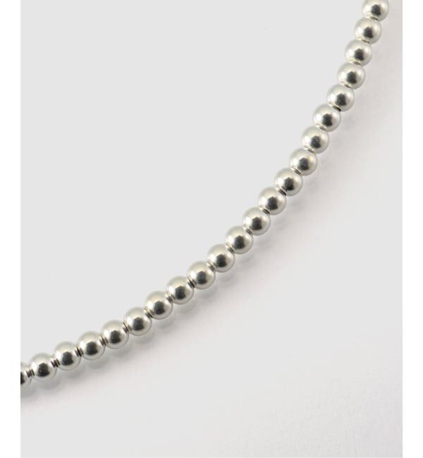 journal standard L'essage「ERICKA NICOLAS BEGAY ナバホパール 3mm/35cm ネックレス」|ネックレス|