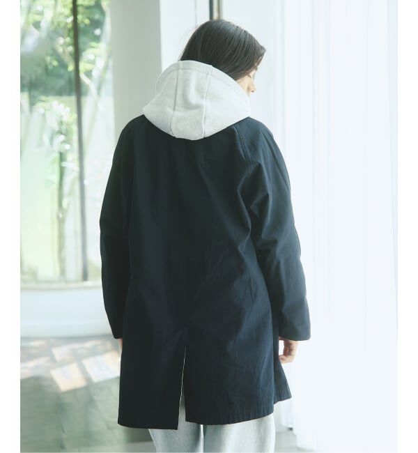 JOURNAL STANDARD「カモ柄 リバーシブル バルカラー コート」|ステンカラーコート|