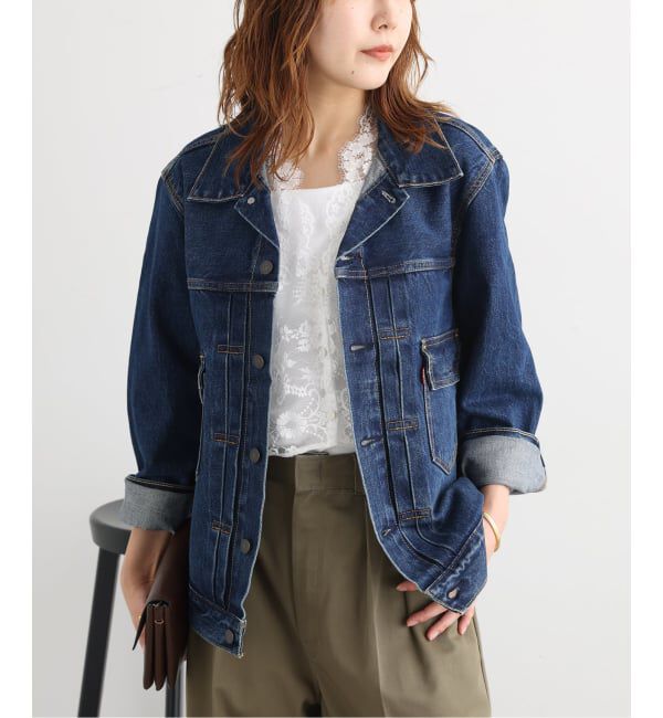 journal standard L'essage「LEVI'S/リーバイス MEN'S TYPE 2 トラッカージャケット」|デニムジャケット|