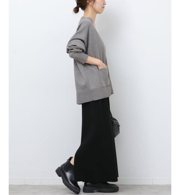 JOURNAL STANDARD relume「《一部WEB限定追加》コットンカシミヤミックスダブルニットVネックカーディガン」|カーディガン|