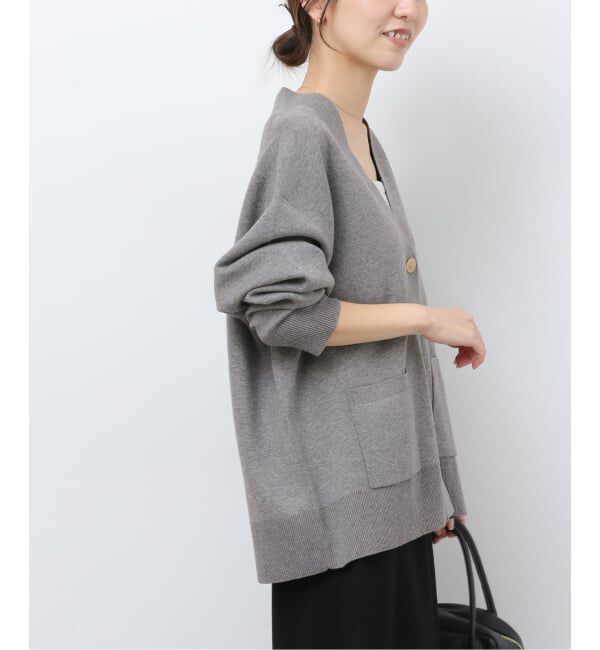 JOURNAL STANDARD relume「《一部WEB限定追加》コットンカシミヤミックスダブルニットVネックカーディガン」|カーディガン|