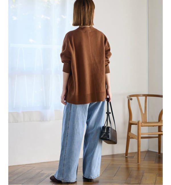 JOURNAL STANDARD relume「《一部WEB限定追加》コットンカシミヤミックスダブルニットVネックカーディガン」|カーディガン|