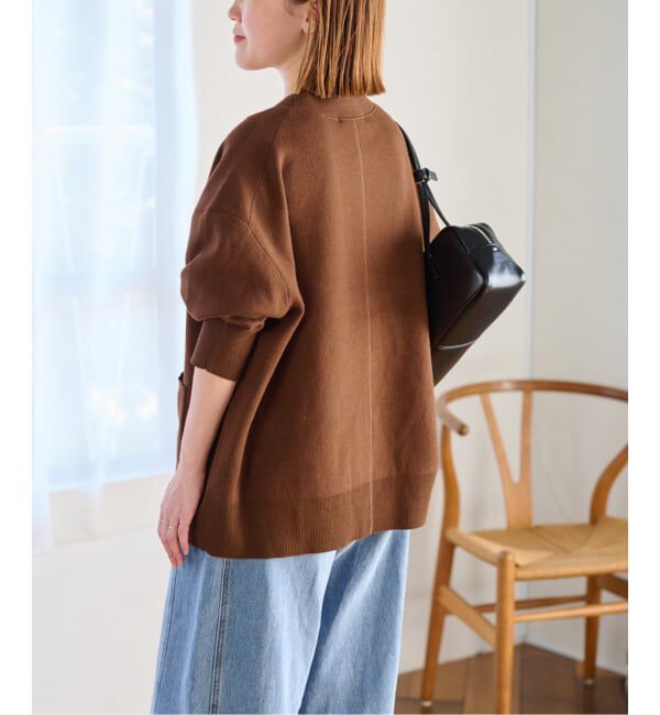 JOURNAL STANDARD relume「《一部WEB限定追加》コットンカシミヤミックスダブルニットVネックカーディガン」|カーディガン|