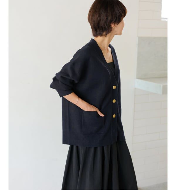 JOURNAL STANDARD relume「《一部WEB限定追加》コットンカシミヤミックスダブルニットVネックカーディガン」|カーディガン|