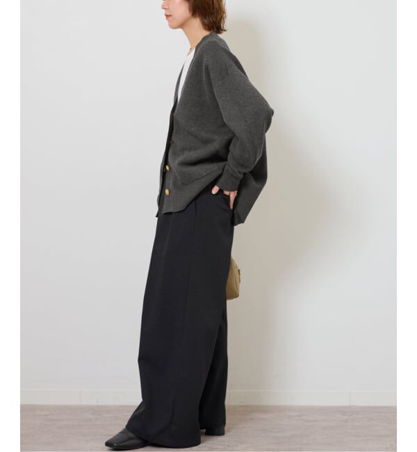 JOURNAL STANDARD relume「《一部WEB限定追加》コットンカシミヤミックスダブルニットVネックカーディガン」|カーディガン|