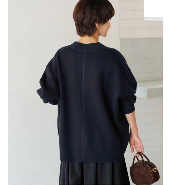 JOURNAL STANDARD relume「《一部WEB限定追加》コットンカシミヤミックスダブルニットVネックカーディガン」|カーディガン|