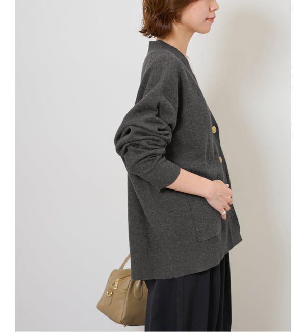 JOURNAL STANDARD relume「《一部WEB限定追加》コットンカシミヤミックスダブルニットVネックカーディガン」|カーディガン|